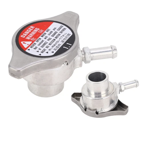 ID 1.25" 32mm Aluminum Weld Radiator Filler Neck Radiator Cap Coolant 1.1Bar - Picture 2 of 10