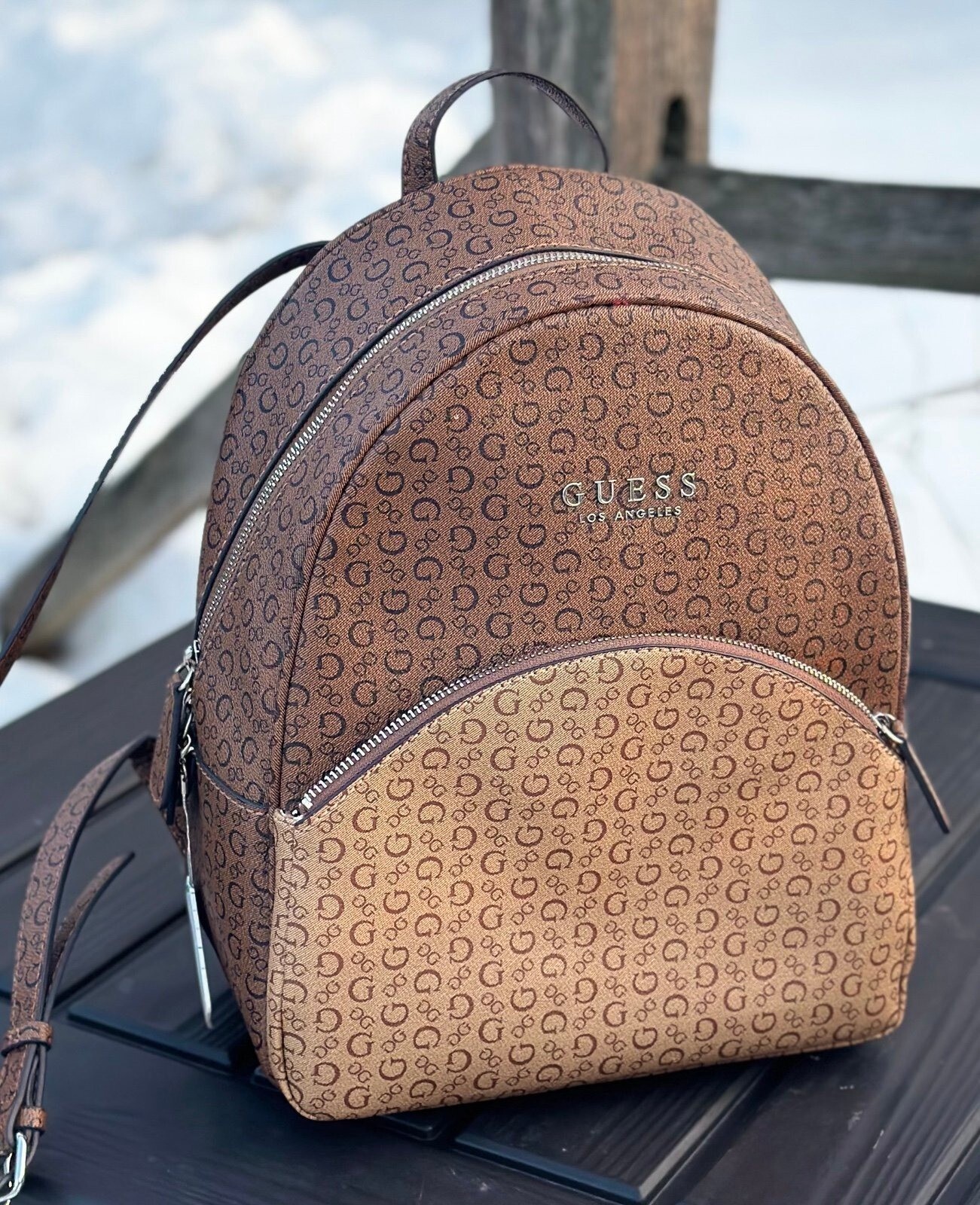 Guess monogram backpack - image 3