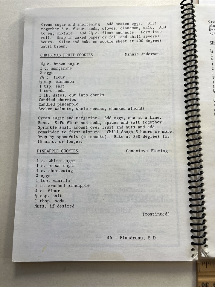 Flandreau SD South Dakota cookbook hospital VTG German Stollen Ethnic Christmas eBay