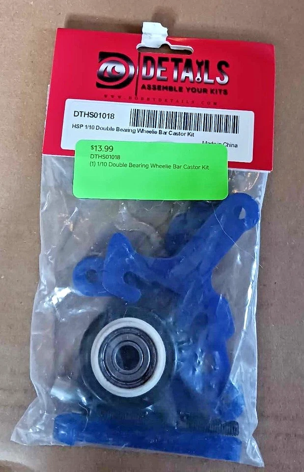 Hobby Details DTHS01018 1/10 Double Bearing Wheelie Bar Castor Kit - Image 3 of 4