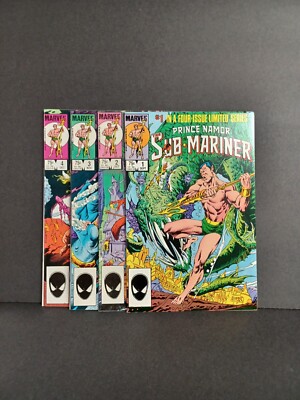 Prince Namor The Sub-Mariner #1-4 Complete Set 
