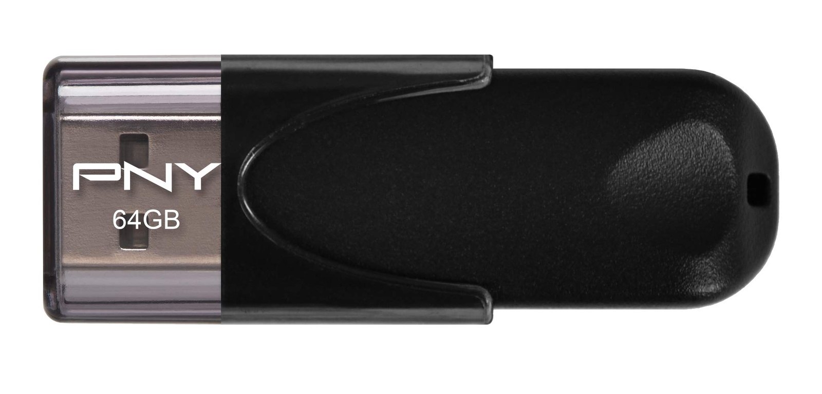 PNY 64GB USB 2.0 Flash Drive in Black - High-Speed Standard Storage-image