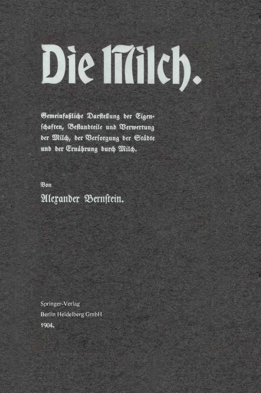Thumbnail - Die Milch | Buch | 9783662323489