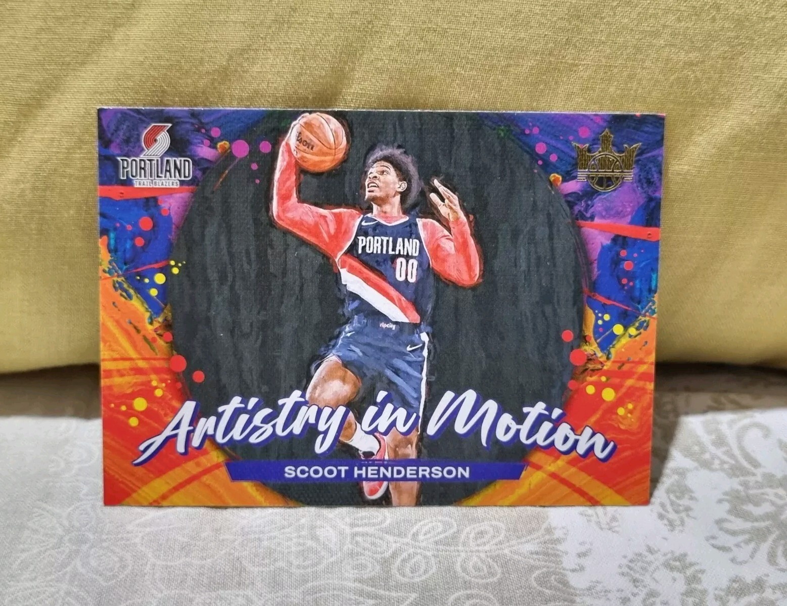 2023-24 Panini Court Kings Artistry in Motion Scoot Henderson #27 Rookie RC