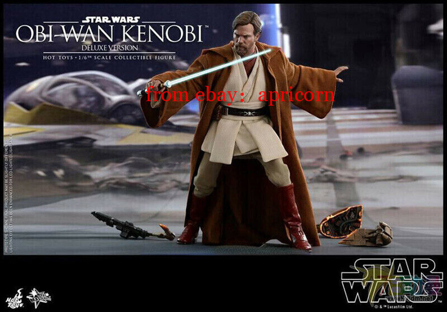 Hot Toys MMS478 Star Wars 1/6 Obi-Wan Kenobi Action Figure Deluxe