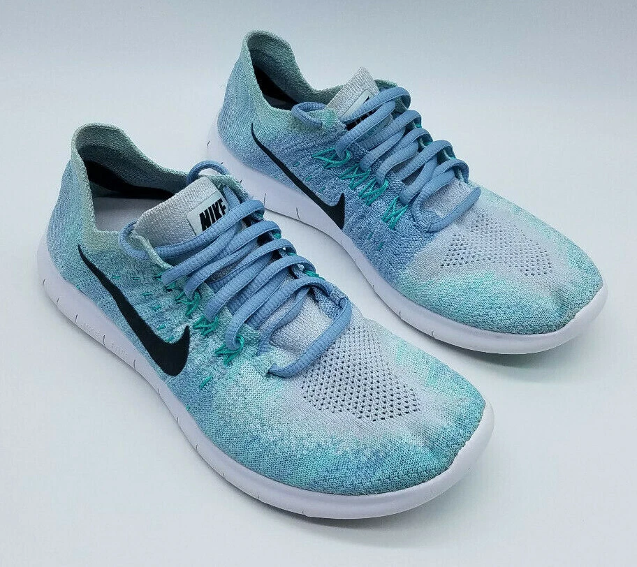 Nike Free Flyknit 2017 Größe 7 Cyan | eBay