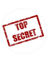 7.5 INCH ROUND TOP SECRET/SPY MISSIONS RICE PAPER CAKE TOPPER
