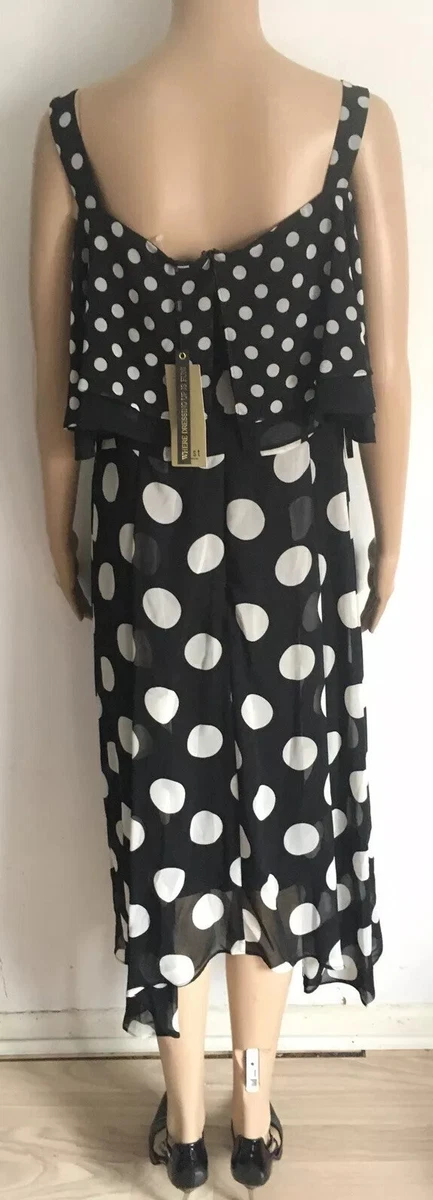 Cheryl spot midi dress sale