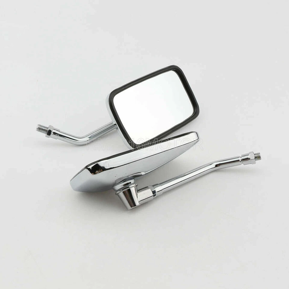 Espejos retrovisores rectangulares para motocicleta Honda Shadow VT ACE Aero Spirit 600 750 1100 EE. UU. Foto 3 de 4