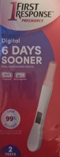 FIRST RESPONSE - 2 DIGITAL PREGNANCY TESTS - 6 DAYS SOONER - EXP. 11/2024