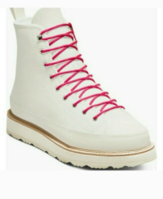 Converse Chuck Taylor Crafted Leather Terrain Boot Egret/Ivory Pink  Size 10.5