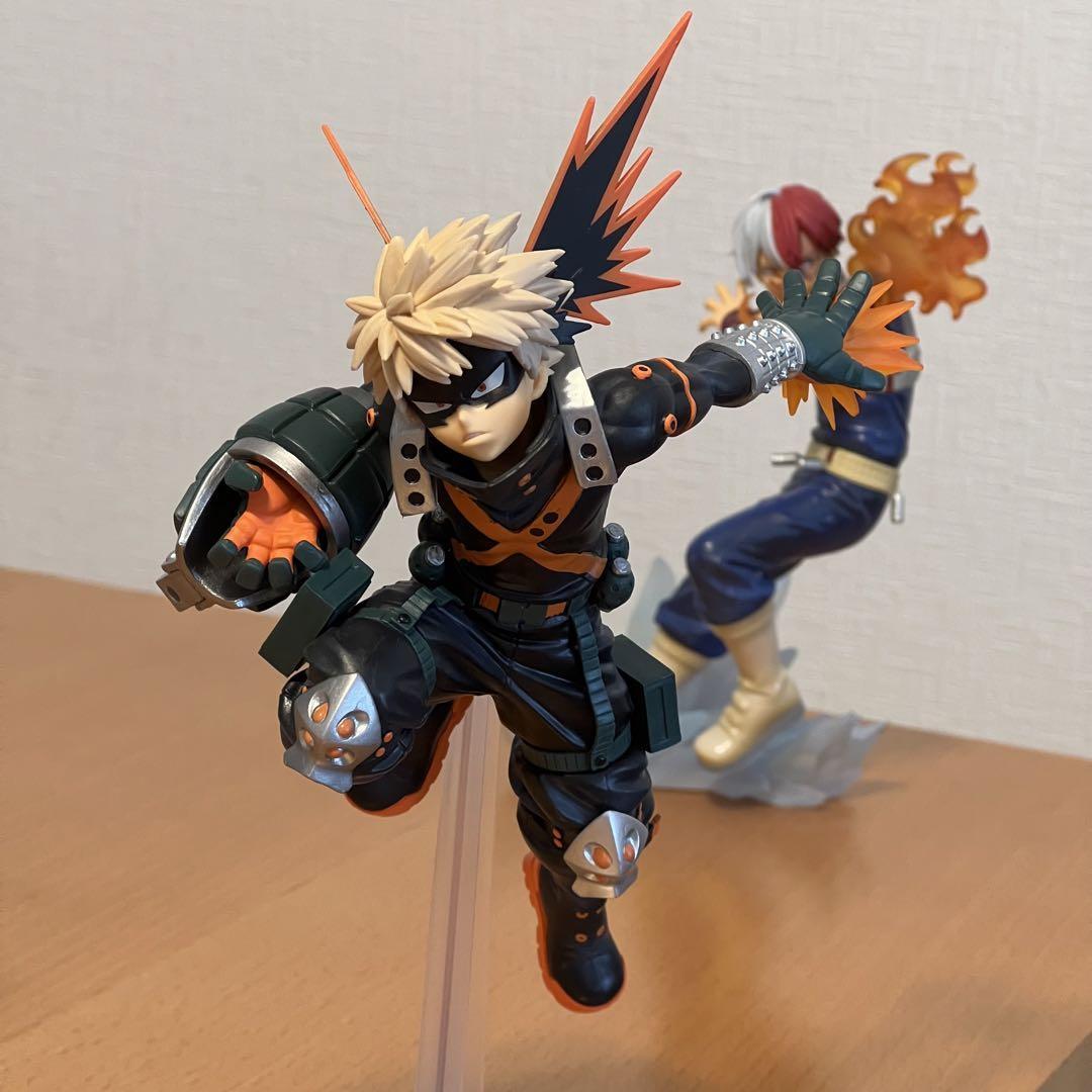 Set 5 Decorazioni Per Torta My Hero Academia - Mini Figure Anime PVC 7 Cm: Midoriya, Todoroki, Bakugou, Asui, Iida - Compleanno - 4