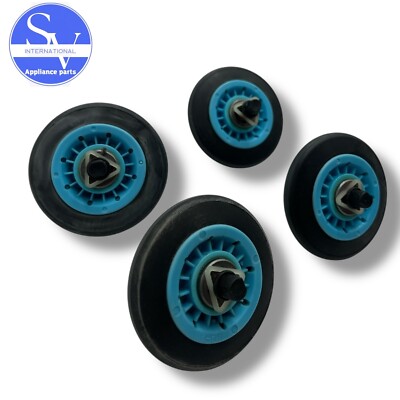 OEM Samsung Dryer Drum Rollers DC97-07523A DC97-07523B DC97-16782A (SET 4)