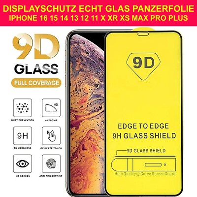 2x iPhone 17 16 15 14 13 12 11 Panzerfolie Schutzglas Displayschutz Schutz Glas