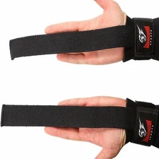 Armageddon Sports Premium Padded Wrist Straps for Weight Lifting-PAIR