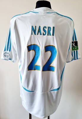 Maillot Domicile Olympique De Marseille 2004-2005 - Nasri N°22 - Adidas - Taille XL