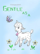 1950s Vintage Vogart Embroidery Transfer 657 Uncut Busy as a Bee Tea Towels ORIG