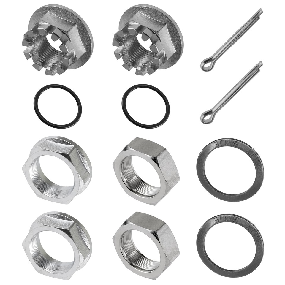 Caltric 2-Pack Rear Wheel Hub Kit With Nuts & Pins - Fits Honda Fourtrax TRX300, TRX250 Recon, TRX420 Rancher 1988-2019 Models - View #4