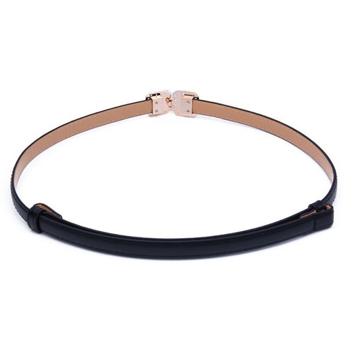 Ceinture ajustable Cummerbunds femme boucle nacrée fine ceinture PU ceinture taille - Photo 5/15