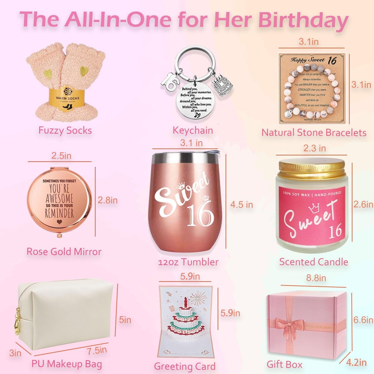 16th Birthday Gifts Girl Happy 16th Birthday Gifts for Girls Best