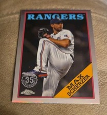2023 Topps Chrome Update Series 88CU-7 Max Scherzer Texas Rangers 1988 Baseball