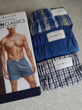 NEW, 3 Pack Tommy Hilfiger Men's 100 Cotton Classics Woven Boxers