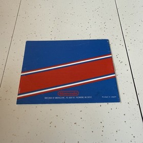 Ice Hockey - Nintendo NES - Instruction Manual Booklet Only