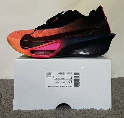 Size 9.5M- Nike Air Zoom Alphafly 3 Glam Orange Pulse IO9573-800