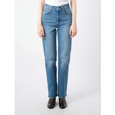 Levi's Womens Ribcage Straight Jeans 30x32 Size 10 Dance Around 79078-0008 NWT