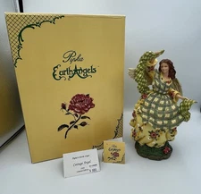 Pipka Earth Angels Cottage Angel Limited Edition 2830/5400 NIB Vintage 9.5inches