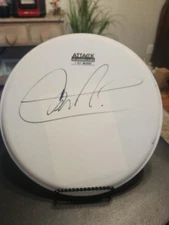 Carlos Santana Signed 10” Attack Drumhead w/ COA – Authentic Autograph
