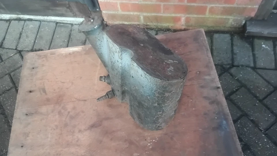 Vintage  prewar sunbeam oil tank - Image 2 of 4