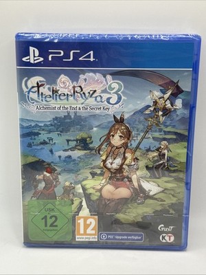 Atelier Ryza 3 Alchemist Of The End & The Secret Key PS4 GERMAN REGION FREE NEW