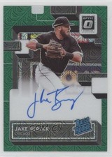 2022 Panini Donruss Optic Green Mojo Prizm 19/88 Jake Burger #RRS-JB Auto 10k8