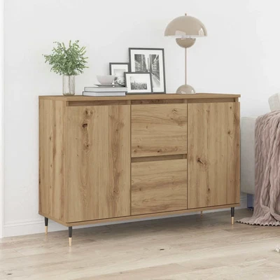 Buffet Armoire Latérale Meuble de Rangement Salon Bois d'Ingénierie vidaXL - Photo 1/4