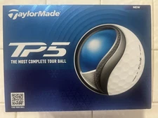 TaylorMade 2024 TP5 White Golf Balls (1 Dozen)