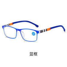 Anti Blue Light Presbyopic Glasses HD Reading Glasses Spring Leg Elderly