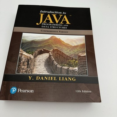 Introduction to Java Programming and Data Structures, Comprehensive Version