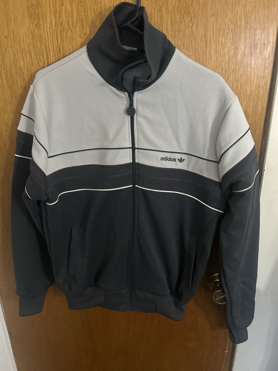 Vintage Adidas Track Suit Jacket Pants Jump Suit Run DMC 3 Stripes