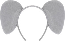 Plush Animal Ears and Horns Headband Animal Cosplay Costume Headwear for Hallowe