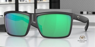 COSTA DEL MAR 6S9016 16 Rinconcito Mt Black Green Mir 60 mm Men's Sunglasses