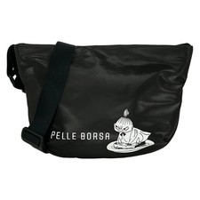 Borsa a tracolla PELLE BORSA in poliuretano nero bianco