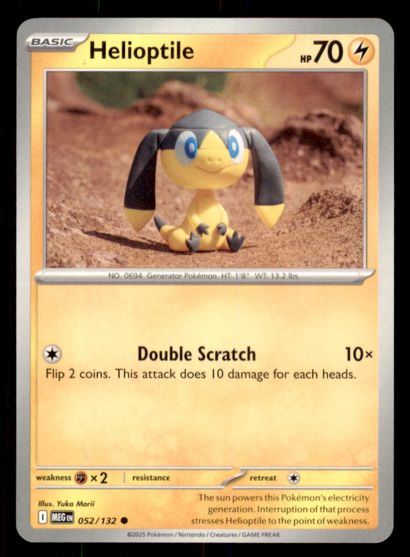 Helioptile #052/132 ME01: Mega Evolution