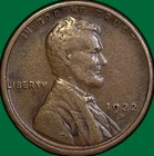 1922-D Lincoln Wheat Cent Very Fine VF Coin #35930