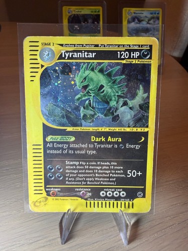 Pokemon TCG Tyranitar Expedition Base Set Holo Rare #29/165 2002 - HP