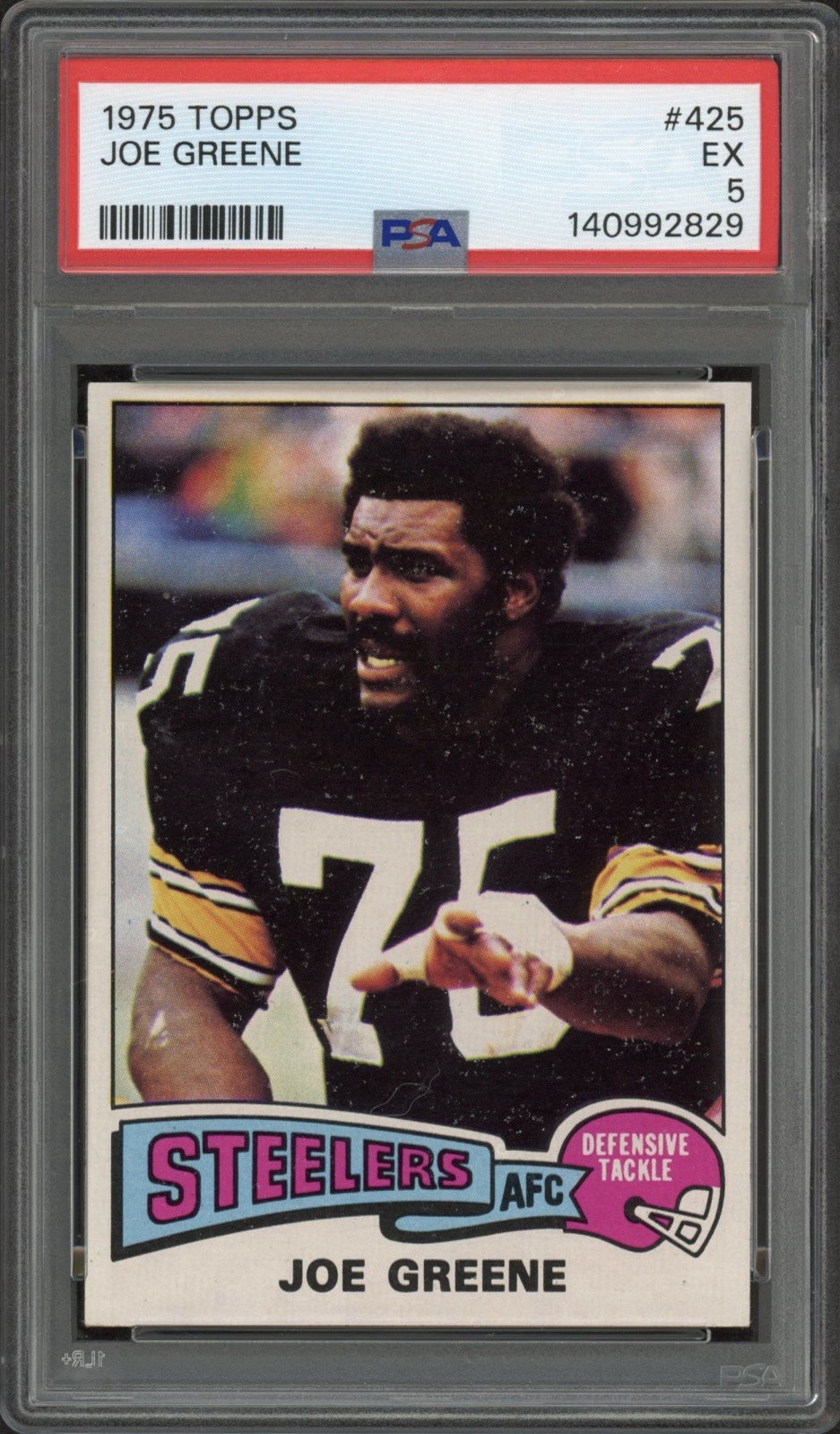 1975 Topps TOPPS #425 Joe Greene front