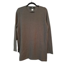 Peruvian Connection Baby Alpaca Wool Sweater L Long Line Classic Simple FLAW