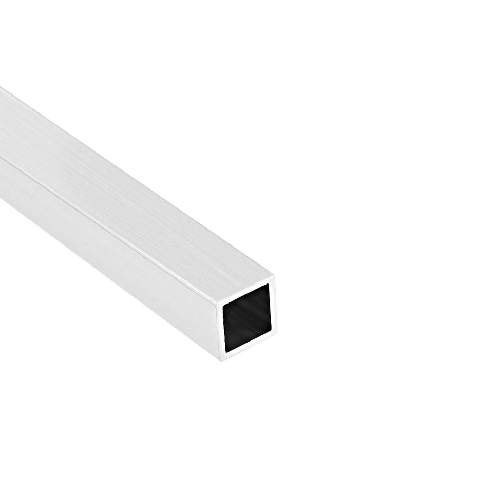 6063 铝方形管 10 毫米 x 10 毫米 x 1 毫米墙面 300 毫米长金属挤出接缝 — 第 3/4 张图片