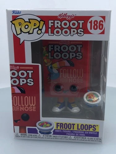 Funko POP! Ad Icons Cereals Froot Loops #186 Vinyl Figure DAMAGED BOX SEE PICS