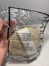 Mary Kay Smooth-Action Body Massager Handheld Rolling 24 Heads Beige White Clear